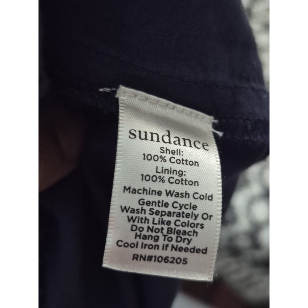 Sundance Medium Navy Blue Bandana Print Wrap Midi Skirt Boho Western Paisley - Picture 8 of 8